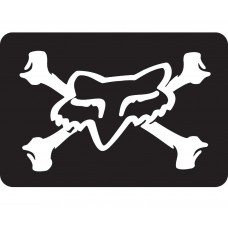 Наклейка FOX VICTORY 3" [BLACK]