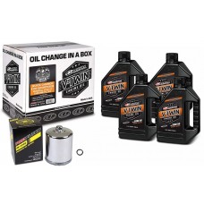Комплект Maxima V-TWIN MILWAUKEE-EIGHT Quick Change Kit - Syntetic [Chrome], 20w-50