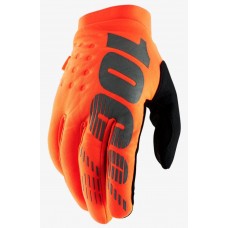 Детские зимние мото перчатки Ride 100% BRISKER Cold Weather [Fluo Orange], YM (6)
