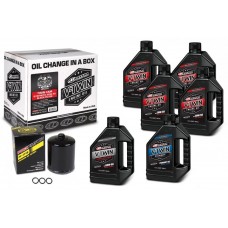 Комплект Maxima V-TWIN MILWAUKEE-EIGHT Oil Change Kit - Syntetic [Black], 20w-50