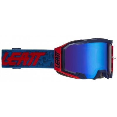 Мото очки LEATT Goggle Velocity 5.5 - Iriz Blue 49% [Royal], Mirror Lens
