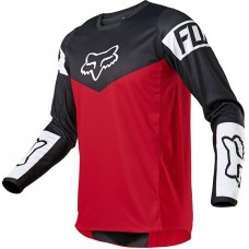 Детская мото джерси FOX YTH 180 REVN JERSEY [Flame Red], YXL