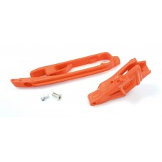 Polisport Chain guide + swingarm slider - KTM/Husqvarna [Orange]