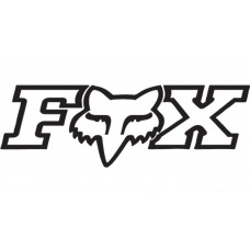 Наклейка FOX CORPORATE TDC 2.75" [BLACK]