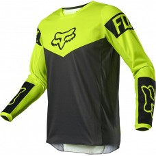 Детская мото джерси FOX YTH 180 REVN JERSEY [Flo Yellow], YS