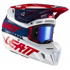 Мотошлем LEATT Helmet GPX 8.5 V21.1 + Goggle [Blue], M