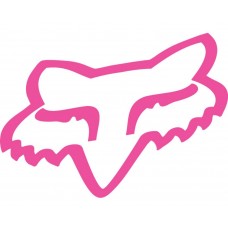 Наклейка FOX HEAD 4" [PINK]