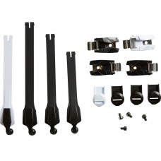 INSTINCT STRAP/BCKLE/PASS KIT [BLACK/WHITE], No Size