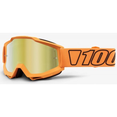 Мото очки 100% ACCURI Goggle Luminari - Mirror Gold Lens, Mirror Lens