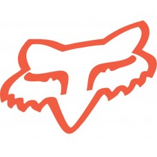 Наклейка FOX HEAD 4" [ORANGE]