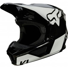 Мотошлем FOX V1 MIPS REVN HELMET [Black/White], XS