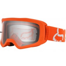 Детские мото очки FOX YTH MAIN II RACE GOGGLE [FLO ORANGE], Clear Lens