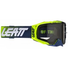 Мото очки LEATT Goggle Velocity 6.5 - Light Grey 58% [Lime Blue], Colored Lens