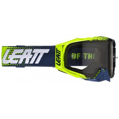 Мото очки LEATT Goggle Velocity 6.5 - Light Grey 58% [Lime Blue], Colored Lens
