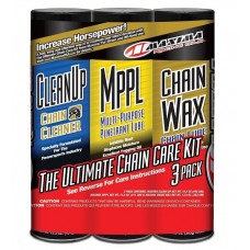 Комплект Maxima Chain Wax Ultimate Chain Care Combo Kit [3-Pack], Aerosol
