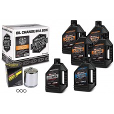 Комплект Maxima V-TWIN TWIN-CAM Oil Change Kit - Syntetic [Chrome], 20w-50