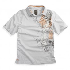 Рубаха поло FOX Inked Polo [Light Grey], M