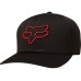 Кепка FOX LITHOTYPE FLEXFIT HAT [Black/Red], S/M