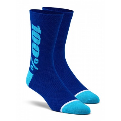 Вело носки Ride 100% RYTHYM Merino Wool Performance Socks [Blue], S/M