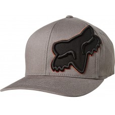 Кепка FOX EPICYCLE FLEXFIT HAT [Grey/Orange], L/XL
