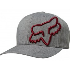 Кепка FOX CLOUDED FLEXFIT HAT [Grey Red], L/XL
