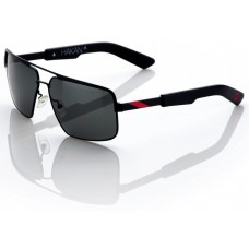 Спортивные очки 100% “HAKAN” Sunglasses Matte Black/Red - Grey Tint, Mirror Lens