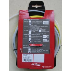 Набор оплеток и тросов Ashima Action [YELLOW], Gear Ø1.2 mm