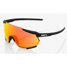 Велосипедные очки Ride 100% RACETRAP - Soft Tact Black - HiPER Red Multilayer Mirror Lens, Mirror Lens