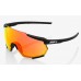 Велосипедные очки Ride 100% RACETRAP - Soft Tact Black - HiPER Red Multilayer Mirror Lens, Mirror Lens