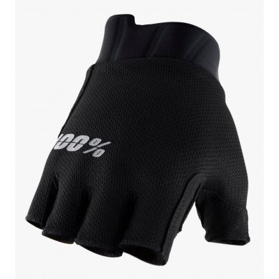 Вело перчатки Ride 100% EXCEEDA Gel Short Finger Glove [Black], M (9)