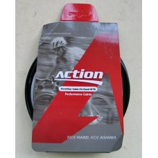 Набор оплеток и тросов Ashima Action [BLACK], Brake Ø1.5 mm