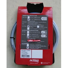 Набор оплеток и тросов Ashima Action [BLUE], Brake Ø1.5 mm