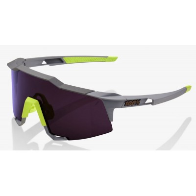 Велосипедные очки Ride 100% Speedcraft - Soft Tact Midnight Mauve - Purple Lens, Colored Lens