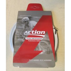 Набор оплеток и тросов Ashima Action [WHITE], Brake Ø1.5 mm