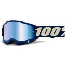 Маска 100% ACCURI Goggle II Deepmarine - Mirror Blue Lens, Mirror Lens