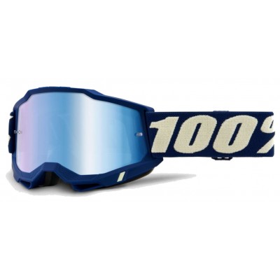 Маска100% ACCURI Goggle II Deepmarine - Mirror Blue Lens, Mirror Lens