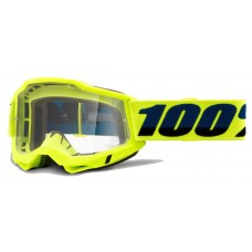 Маска 100% ACCURI Goggle II Yellow - Clear Lens, Clear Lens