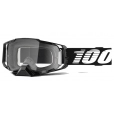 Маска 100% ARMEGA Goggle Black - Clear Lens, Clear Lens