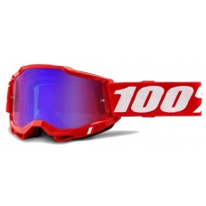 Маска 100% ACCURI Goggle II Red - Mirror Red/Blue Lens, Mirror Lens