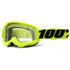 Маска 100% STRATA Goggle II Yellow - Clear Lens, Clear Lens