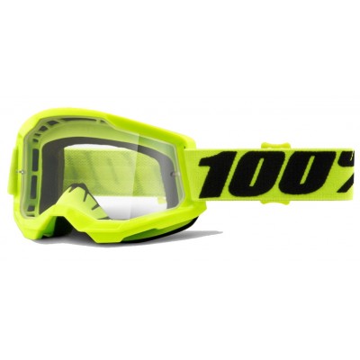 Маска 100% STRATA Goggle II Yellow - Clear Lens, Clear Lens