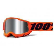 Маска 100% ACCURI Goggle II Orange - Mirror Silver Lens, Mirror Lens