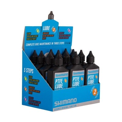 Дисплей и смазка цепи Shimano PTFE Lube, 12шт. Х 100мл