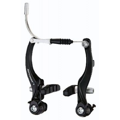 Тормоза Longus V-Brake Al, 108мм, черный + направл. трубка
