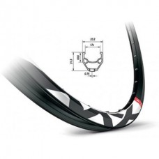 Обод Mach1 MX DISC 26" 36 отв, для диск. торм, черный, AV 520гр.