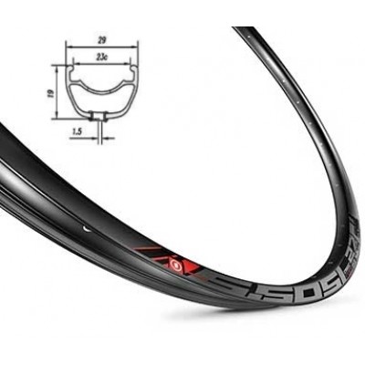 Обод Mach1 5,50 SL DISC 27,5 "32 отв, TLR, пистон, черный, FV 570гр.