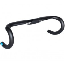 Руль PRO шоссейное компакт эрго PLT 44cm / 31.8mm, черное