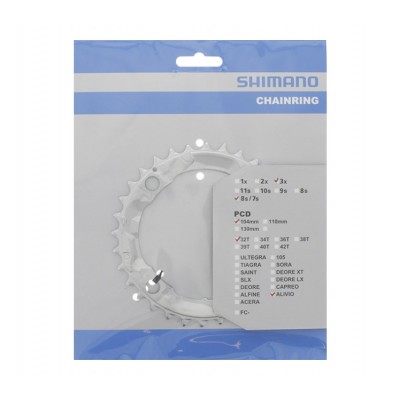 Звезда шатунов FC-M410 / 415 ALIVIO, 32зуб Звезда шатунов FC-M410 / 415 ALIVIO, 32зуб