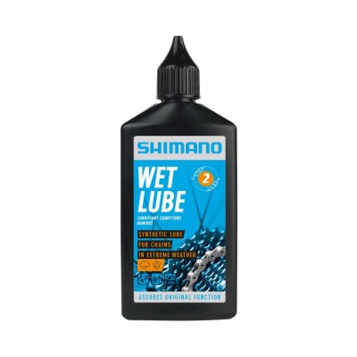Смазка цепи Shimano Wet Lube д / мокрой погоды, 100мл