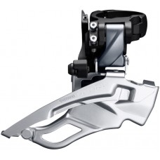 Переключатель передний FD-T6000-H, DEORE 3X10, для 44/48, HIGH CLAMP, DOWN-SWING, DUAL-PULL хомут, серебр.
